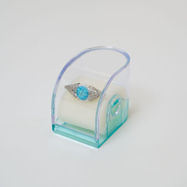 Broche en cuivre "argenté"