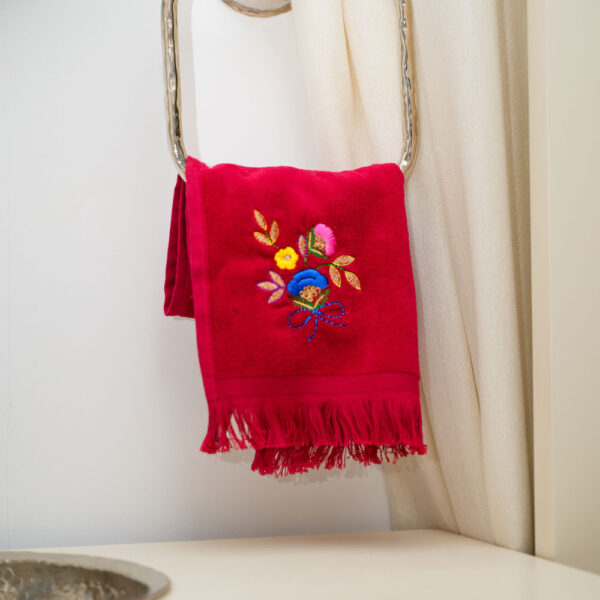 Serviette de bain "rouge"